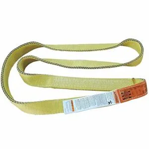 DAYTON 55ET48 Web Sling, Endless, 2 Plies, Nylon, 6 ft. Length, 1 Inch Width, Yellow | CJ3UNF