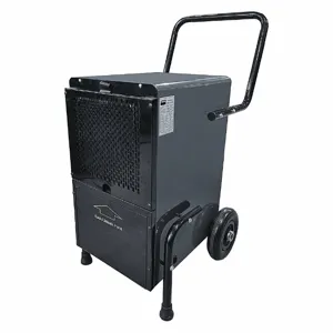 DAYTON 55HE55 Industrial Portable Dehumidifier, R-410A, 30 To 90% RH Humidity Range, 115 VAC | CH3PVE 55HE55