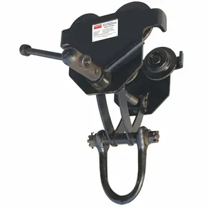 DAYTON 55HE60 Push Trolley, 4000 lbs Load Capacity, 3-5/8 to 8 Inch Beam Flange | CE9RHU