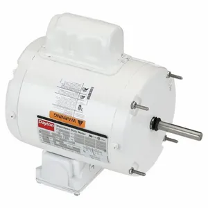 DAYTON 5M062 Washdown Motor, Permanent Split Capacitor, 1/3 HP, 1700 RPM, 115/230V AC | CJ3TZJ