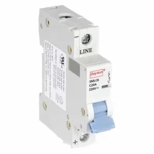 DAYTON 5MLC6 Mini Circuit Breaker C Curve 1p 20a 220vdc | AE4RFZ