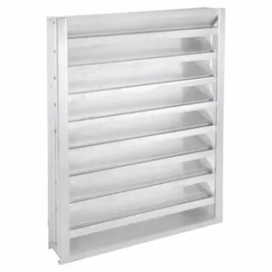 DAYTON 5NKJ4 Drainable Louver Fixed 35-1/2 H Aluminium | AE4WLB