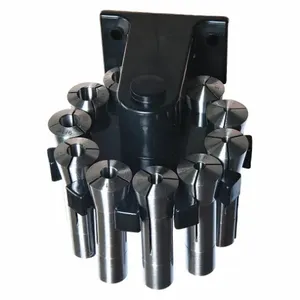 DAYTON 5PZP0 Collet Set With Rotating Holder 12 Pcs | AE6DPL