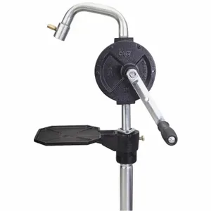 DAYTON 5UWH2 Hand Operated Drum Pump, Rotary, 55 Gallon Container, 2000 SUS Max. Viscosity, NPT | CJ2KAN