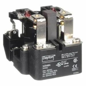 DAYTON 5Z548 Relay Magnetic Blowout DPDT 8 Pins 24VDC | AE7LAW