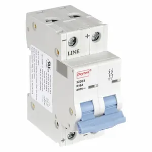 DAYTON 5ZDZ3 Mini Circuit Breaker B Curve 2p 16a 440vdc | AE7LVQ