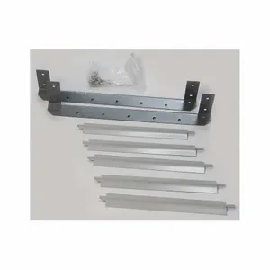 DAYTON 5ZJZ7 Louver Set Gray 18-1/2 Inch H Vertical | AE7MWN