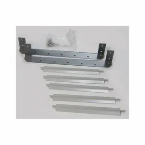 DAYTON 5ZKC0 Louver Set 19-3/16 Inch H Gray Steel | AE7MYB