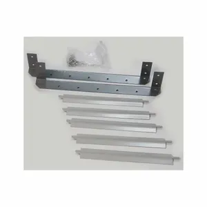 DAYTON 5ZKC1 Louver Set 12-15/16 Inch H Gray Steel | AE7MYC