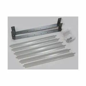 DAYTON 5ZKC3 Louver Set Gray 12-15/16 Inch H Steel | AE7MYE