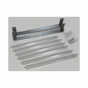 DAYTON 5ZKC4 Louver Set Gray 15-7/16 Inch H Steel | AE7MYF