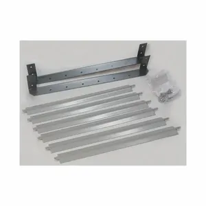 DAYTON 5ZKE0 Louver Set Gray 13-1/8 Inch H Vertical | AE7MYY