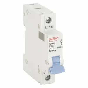 DAYTON 5ZUW2 Mini Circuit Breaker B Curve 1p 10a 277v | AE7PUA