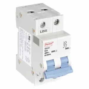 DAYTON 5ZUX1 Mini Circuit Breaker B Curve 2p 2a 480v | AE7PUK