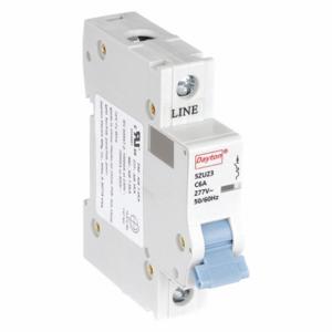 DAYTON 5ZUZ3 Mini Circuit Breaker C Curve 1p 6a 277v | AE7PVJ