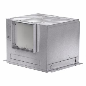 DAYTON 60KU45 In-Line Ceiling Exhaust Fan, 400 cfm at 0.100 Inch Size SP, Square Duct | CR2XGV