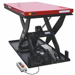 DAYTON 60NH60 Stationary Scissor Lift Table, 2000 Lbs. Load Capacity, 39 Inch Max. Lift | CH6KMB