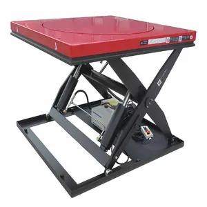 DAYTON 60NH64 Stationary Scissor Lift Table, 3500 Lbs. Load Capacity, 43 5/8 Inch Max. Lift | CH6KMC