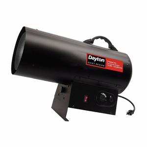 DAYTON 60PG23 Portable Gas Torpedo Heater, 125000 BtuH, 3100 sq ft Heating Area | CJ3AUP