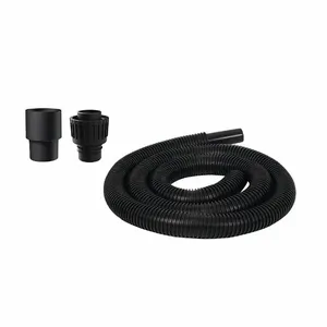 DAYTON 61HW20 Vacuum Hose, 1 1/4 Inch Dia., 8 ft. Length, Plastic, Black | CJ3RZW