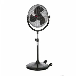 DAYTON 61LD85 Pedestal Fan, 16 Inch Blade Dia, 3 Speed, 1800/2100/2450 cfm, Silver, 58 Inch Height | CN2THN 2LY94