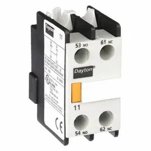 DAYTON 6EAR9 Auxiliary Contact IEC 1NO/1NC 120VAC/240VDC | AE8MLE