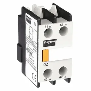 DAYTON 6EAT1 Auxiliary Contact IEC 2NC 120VAC/240VDC | AE8MLG