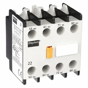 DAYTON 6EAT2 Auxiliary Contact IEC 2NO/2NC 120VAC/240VDC | AE8MLH