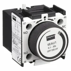 DAYTON 6EAU1 IEC Timer Off Delay .1-30Sec 1NO/1NC | AE8MLT