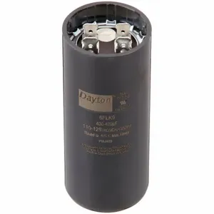 DAYTON 6FLL0 Motor Start Capacitor, 110 to 125V AC, 430 To 516 mfd, Round, 1 7/16 Inch Dia. | CJ2VXN