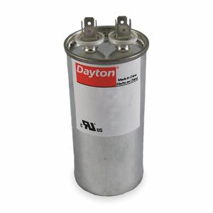 DAYTON 6FLP2 Motorbetriebskondensator, rund, 370 V AC, 100 mfd, 5 5/8 Zoll Gesamthöhe | CJ2VVL