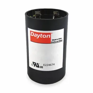 DAYTON 6FLW7 Motor Start Capacitor, 220 to 250V AC, 630 To 750 mfd, Round, 2 9/16 Inch Dia. | CJ2VXC