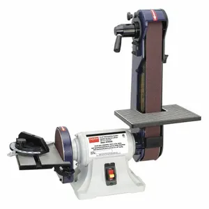 DAYTON 6Y945 Belt and Disc Sander, 115V, Single Phase, 0.3 HP, 2 x 42 Inch Belt | AF2VCF