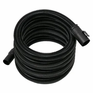 DAYTON 783GA2 Crush Resistant Vacuum Hose, 1 7/8 Inch Dia., 25 ft. Length, Plastic, Black | CH9YNV