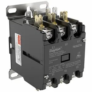 DAYTON 783XZ7 Definite Purpose Magnetic Contactor, 3 Poles, 40 A Full Load Amps-Inductive, 120VAC | CR2WUE