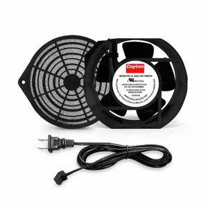 DAYTON 786EW9 Oblong Axial Fan Kit, 6 3/4 Inch Height, 2 Inch Depth, 180/195, 20, Cast Aluminum, 120VAC | CR2YCQ