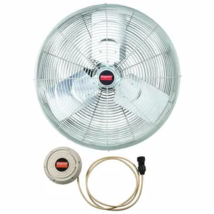 DAYTON 7DY64 Industrial Misting Fan, 24 Inch Blade Dia., 2 Speeds, 3800/6100 cfm, 115 V AC, 1/3 HP | CJ2PPN