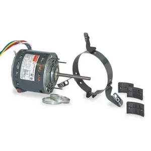 DAYTON 7E651 Direct Drive Blower Motor, 3 Speed, T-Flex Mount, 1/2 HP, 1075 RPM | CJ2ADC