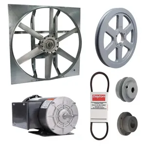 DAYTON 7M8E3 Exhaust Fan with Drive Package, 48 Inch Blade, 2 HP, 28995 cfm, 115/208-230V AC | CJ2CZT