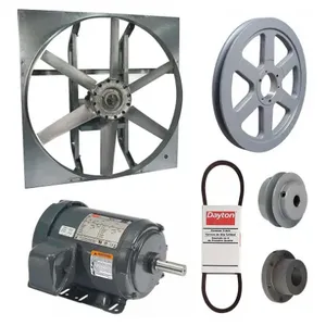 DAYTON 7M8F0 Exhaust Fan with Drive Package, 48 Inch Blade, 2 HP, 28995 cfm, 208-230/460V AC | CJ2DBG