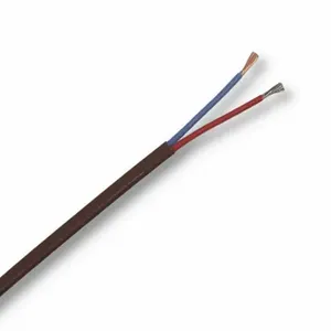 DAYTON 806XV4 Thermocouple Wire, Type T, 24 AWG Wire Size, 100 ft Wire Length, Stranded, FEP, Brown | CR2YNY