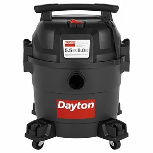 DAYTON 807HR6 Wet/Dry Vac, 10 gal Tank Size, Plastic, 1 7/8 Inch Size Vacuum Hose Dia | CR2WTR