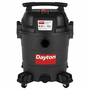 DAYTON 807HR7 Wet/Dry Vac, 12 gal Tank Size, Plastic, 2 1/2 Inch Size Vacuum Hose Dia | CR2WTT