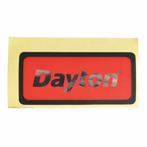 DAYTON EW-55 Name Plate | AJ2AAR 46G828