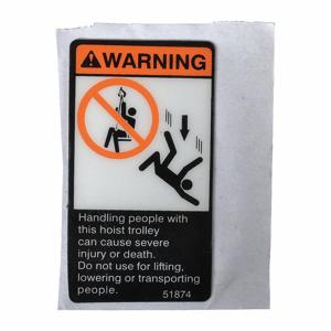 DAYTON G1-2-04 Warning Label | CJ3TWG 46G714