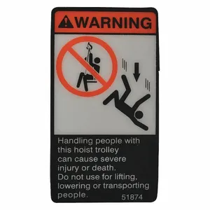 DAYTON G2-05-04 Warning Label | CJ3TWR 46G697