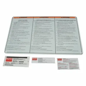 DAYTON MHW0LG Identification Label Kit | AJ2BJC 46J590