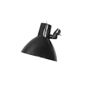 DAZOR 1069-A-M-BK Wide Beam Task Light, Flex Arm, NEMA Plug, No Base, Black | CF4FBF