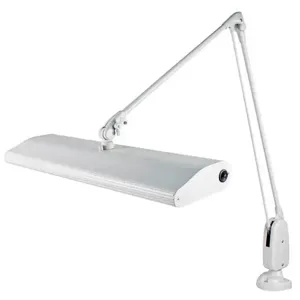 DAZOR 124C3-DG-FSB Classic Arm Clamp Light, Full Spectrum, 45W, Dove Grey, 33 Inch | CD4NMP