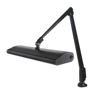 DAZOR 124M3-BK-FSB Contemporary Arm Clamp Light, Full Spectrum, 45W, Black, 33 Inch | CD4NMR